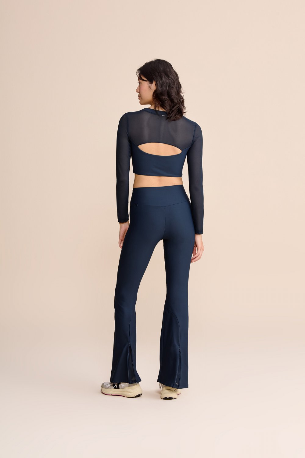 Blusa Cropped ML Tule Core 4