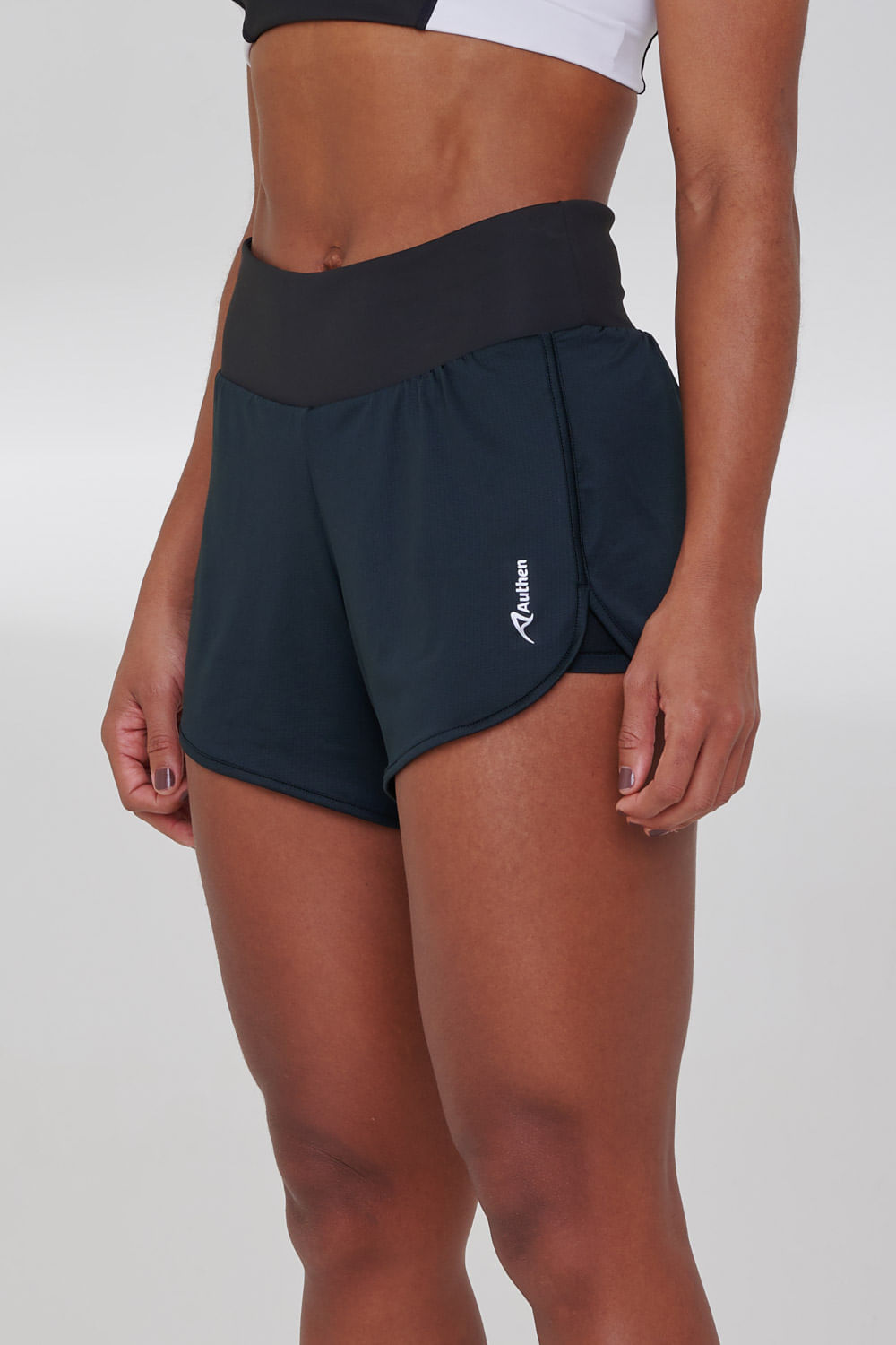 SHORT COM BERMUDA ESSENTIAL RUN AGILITY 1 BOLSO 8CM 2