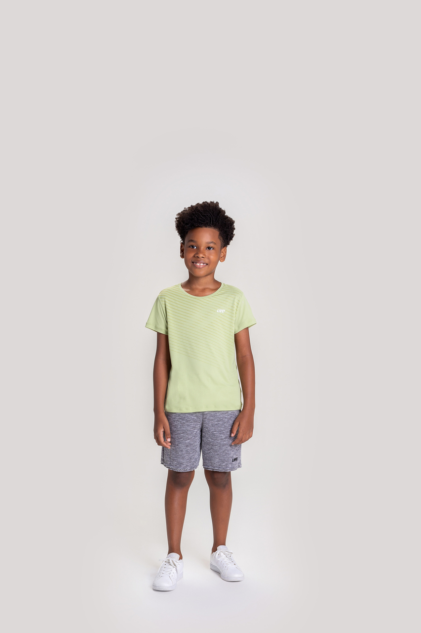 BERMUDA JOY ESSENTIAL KIDS 8 CINZA MESCLA 1