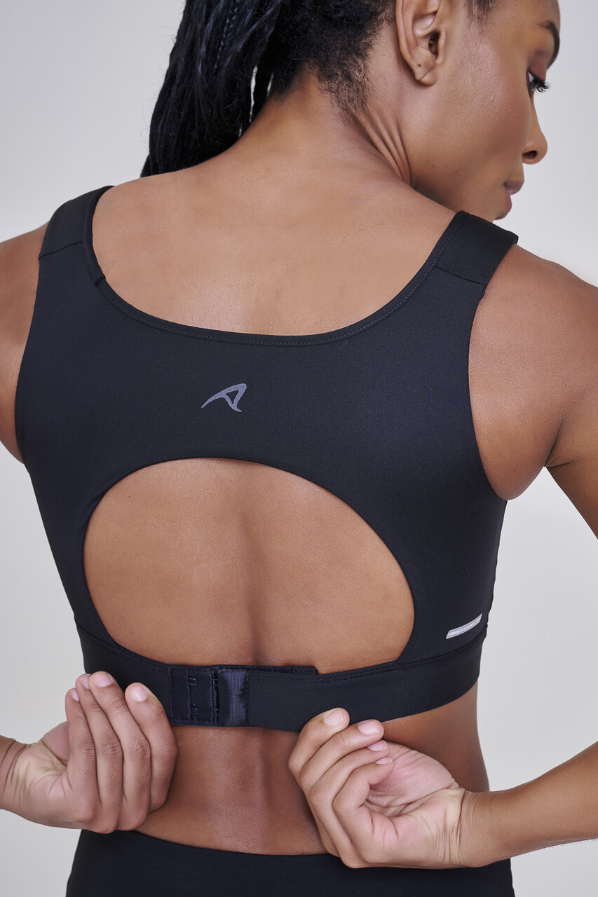 Top Grit Bossa Reto C/ Bolso Ajustavel Preto Cirre 2