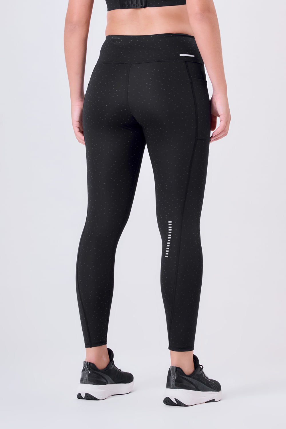 Legging Grit Bossa 3 Bolsos Reflect Preto 2