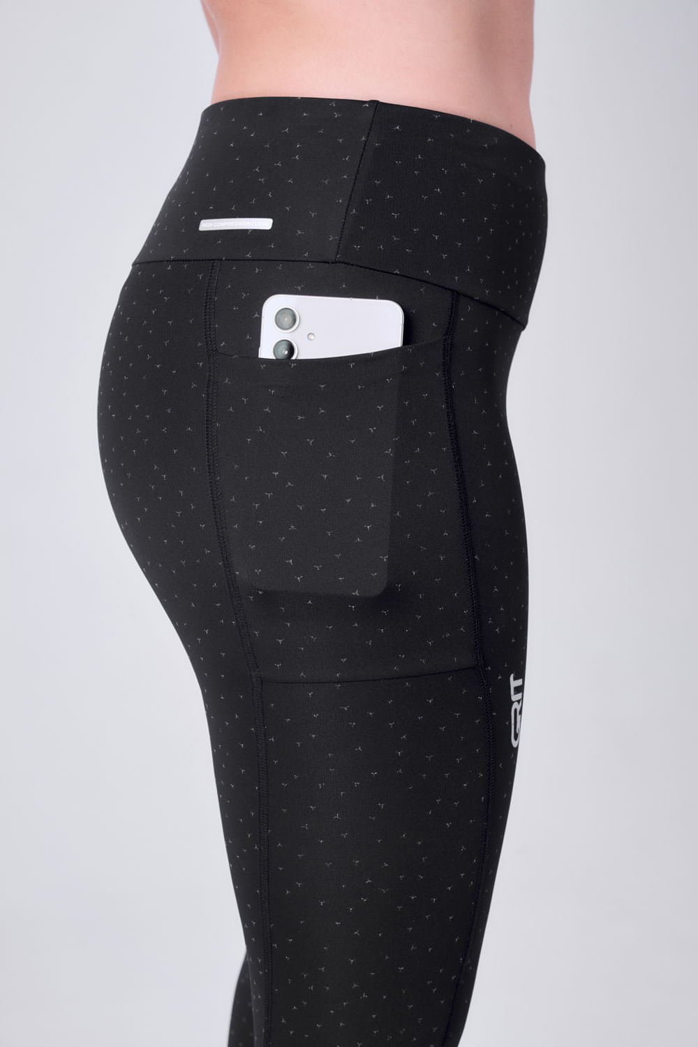 Legging Grit Bossa 3 Bolsos Reflect Preto 5