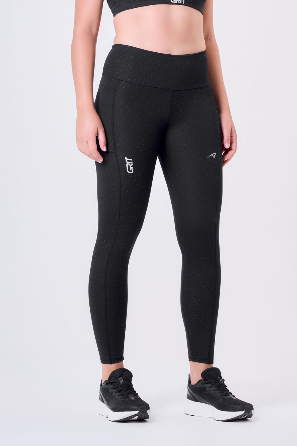 Legging Grit Bossa 3 Bolsos Reflect Preto 7