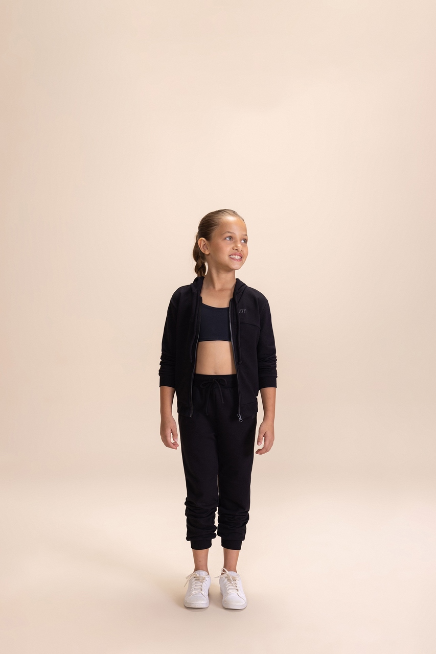 Calça Jog Kids Noir Black 3