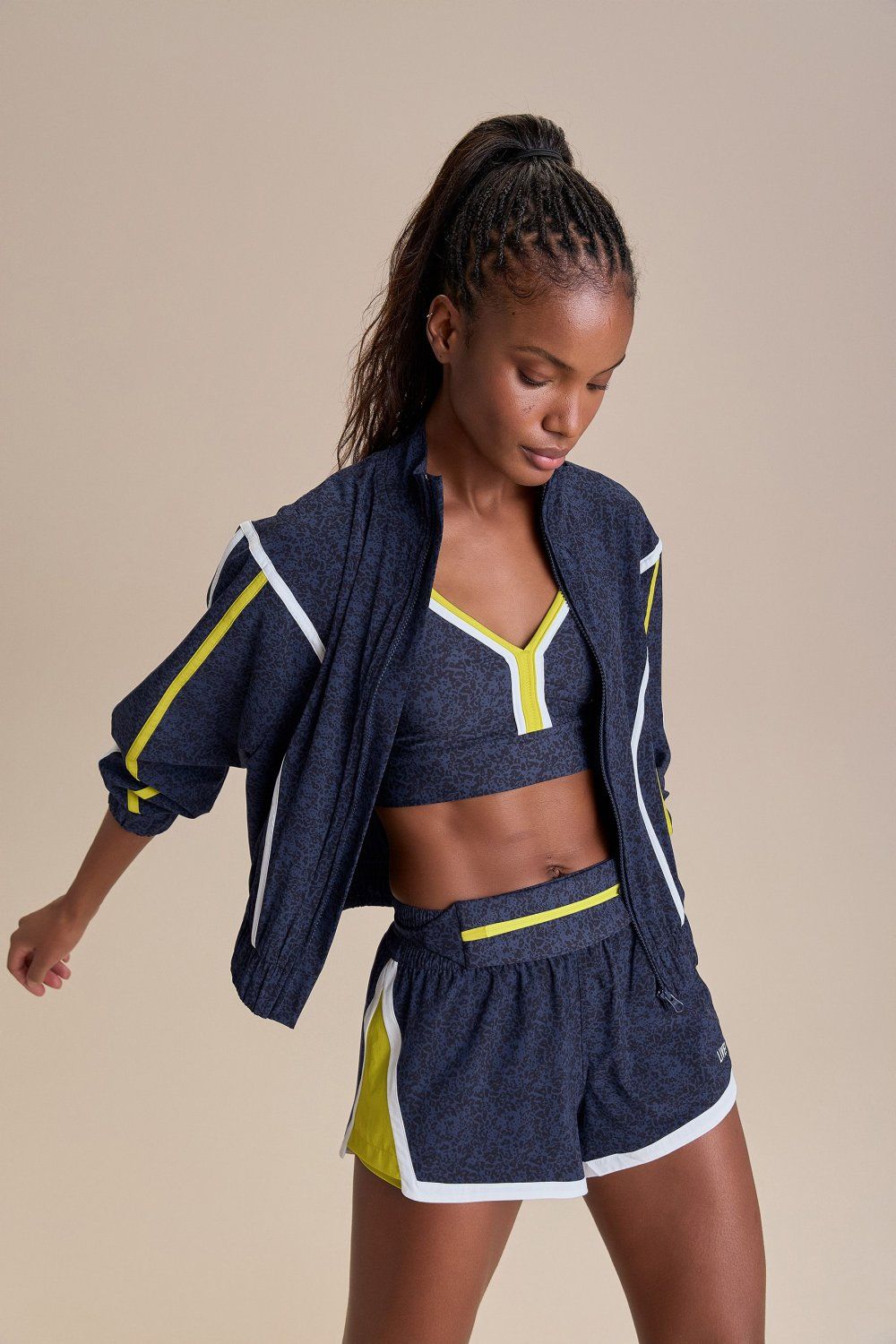 Jaqueta Zip Instinct Dryside Cor:Azul;Tamanho:M 1
