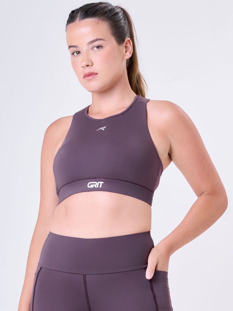 TOP GRIT BOSSA AJUSTAVEL 1 BOLSO NADADOR Cor:Púrpura;Tamanho:PP 1