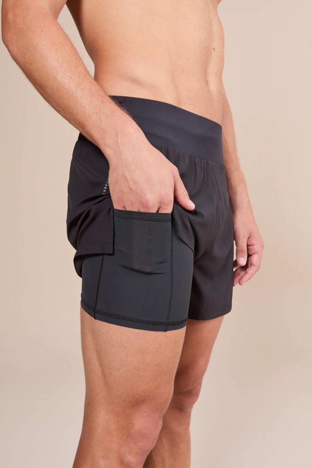 Shorts Fast 4 Six Pockets Men Cor:Preto;Tamanho:M 3