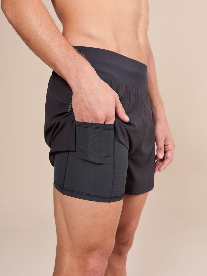 Shorts Fast 4 Six Pockets Men Cor:Preto;Tamanho:M 3