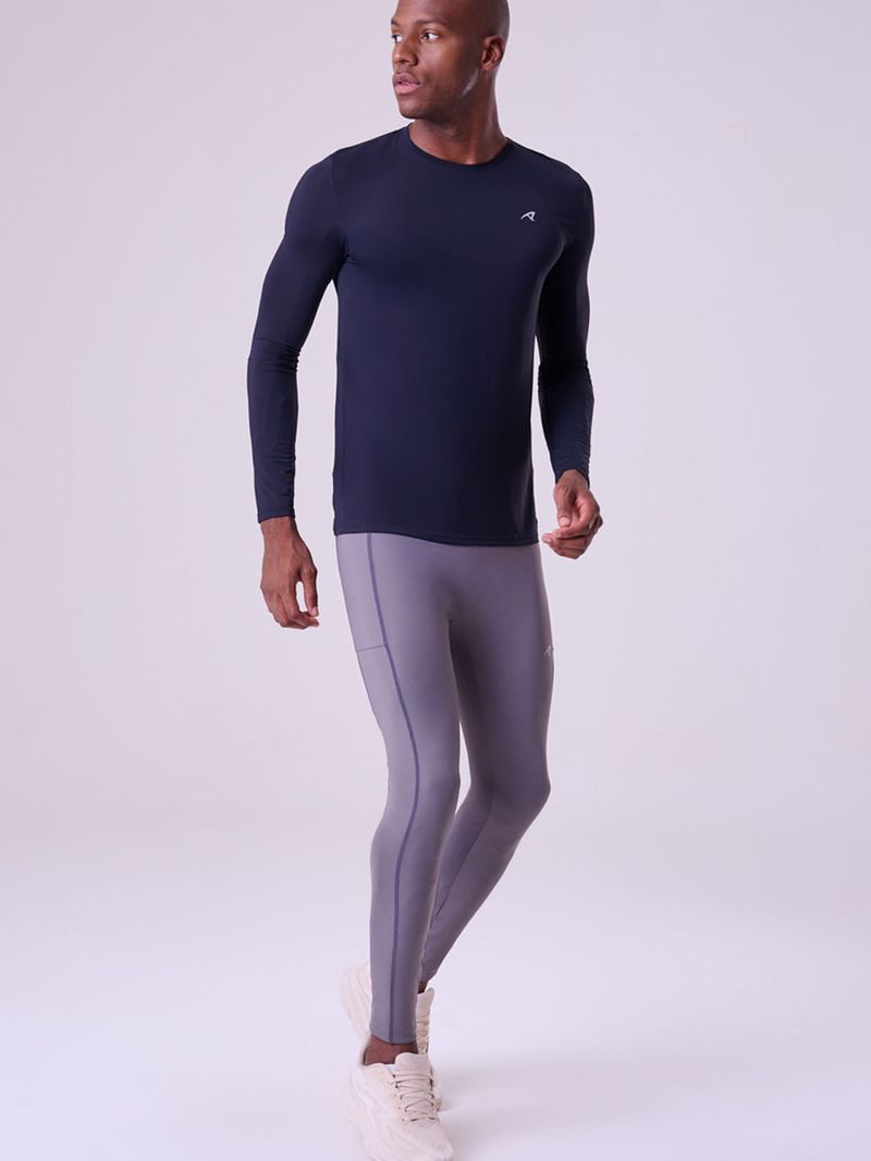CAMISETA KEEP COOL PEP TRUE DRY MANGA LONGA MASC Cor:Preto;Tamanho:M 2