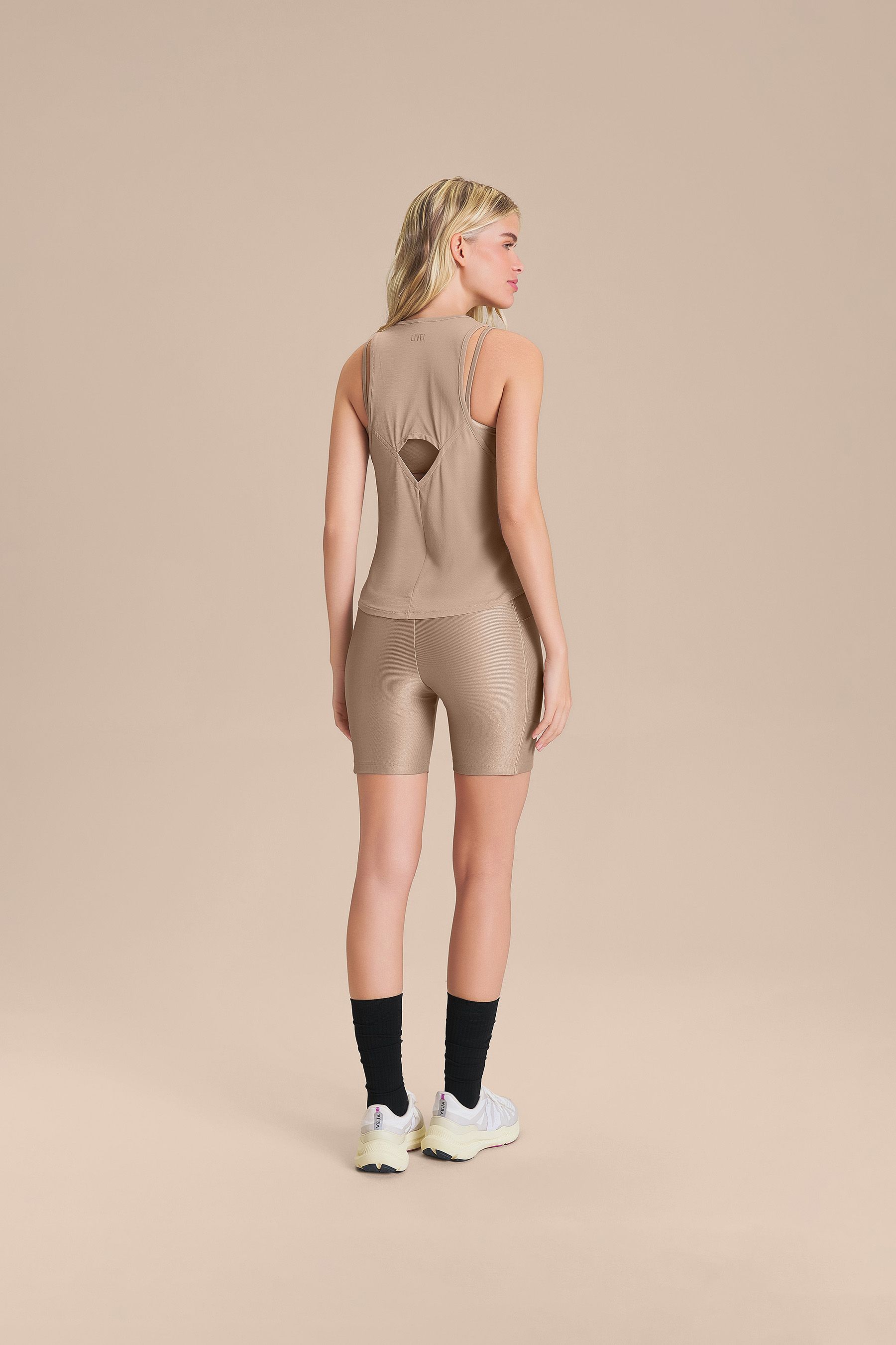 Regata Breath Back Comfort Cor:Bege;Tamanho:P 4