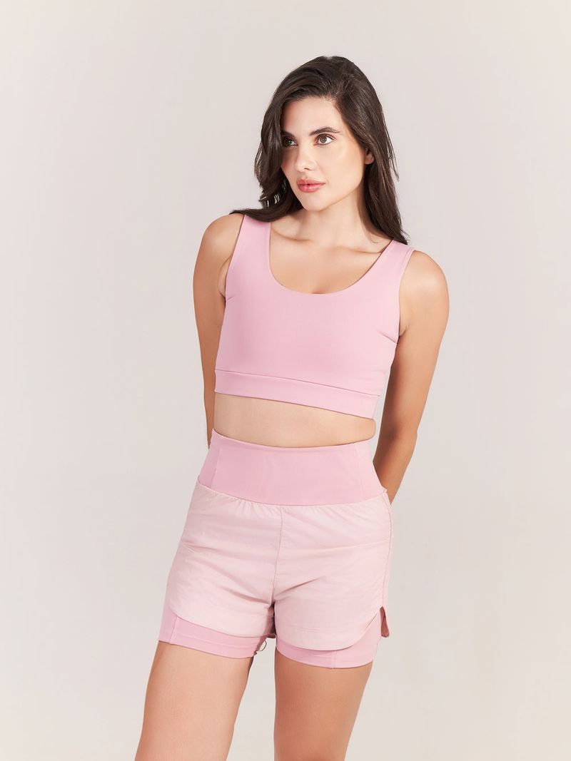 Short Feminino Run 360 Cor:Rosa;Tamanho:P 1