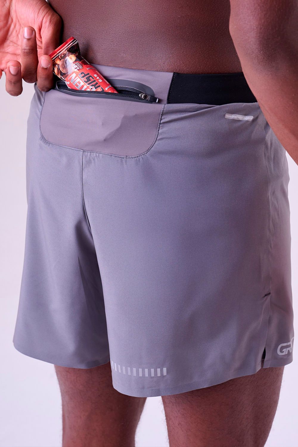 Short Com Bermuda Grit Bossa 3 Bolsos 5" Masc Color Cor:Cinza;Tamanho:P 4