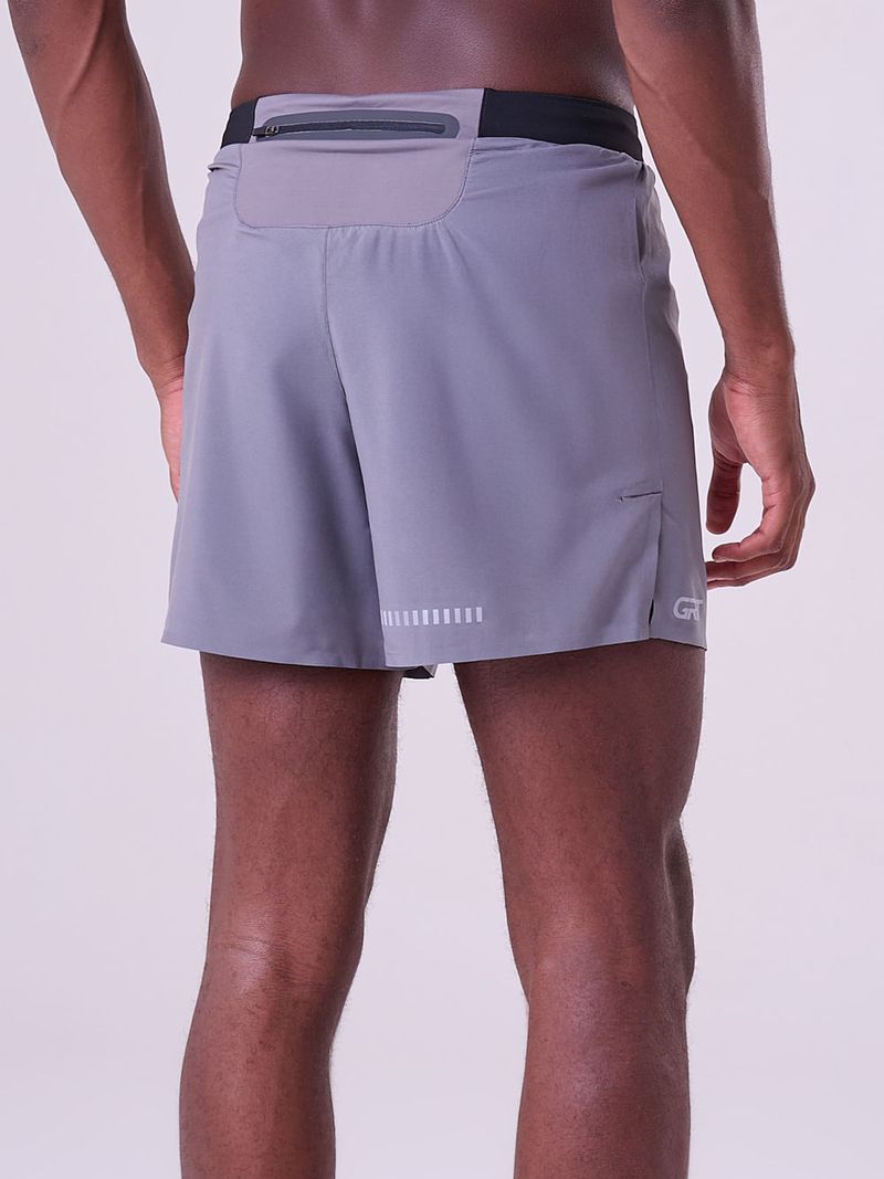 Short Com Bermuda Grit Bossa 3 Bolsos 5" Masc Color Cor:Cinza;Tamanho:P 3