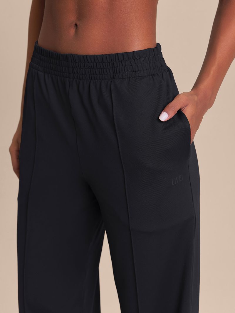Calca Loose Cor:Preto;Tamanho:G 2
