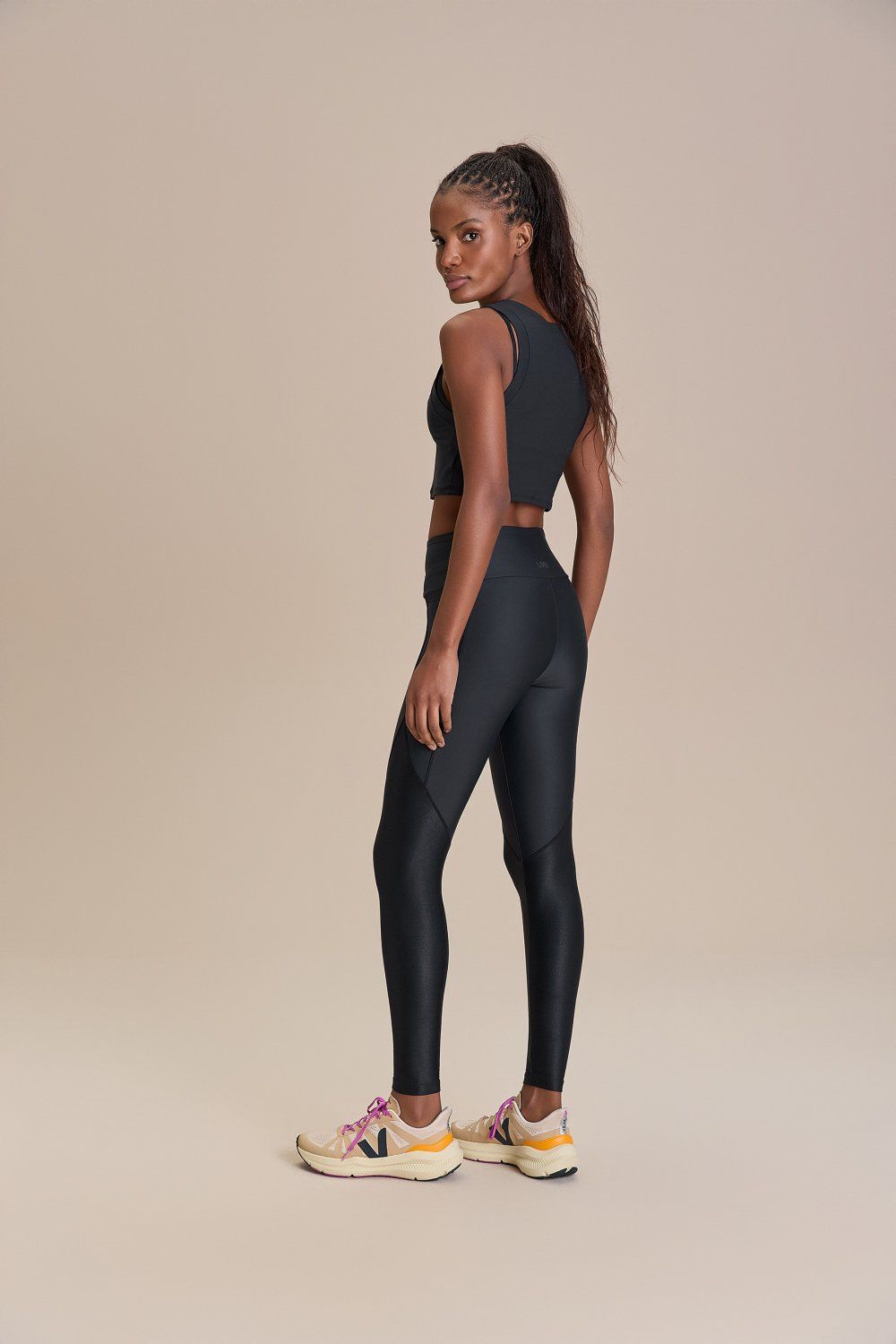 Regata Cropped Breezy Skin Cor:Preto;Tamanho:M 4