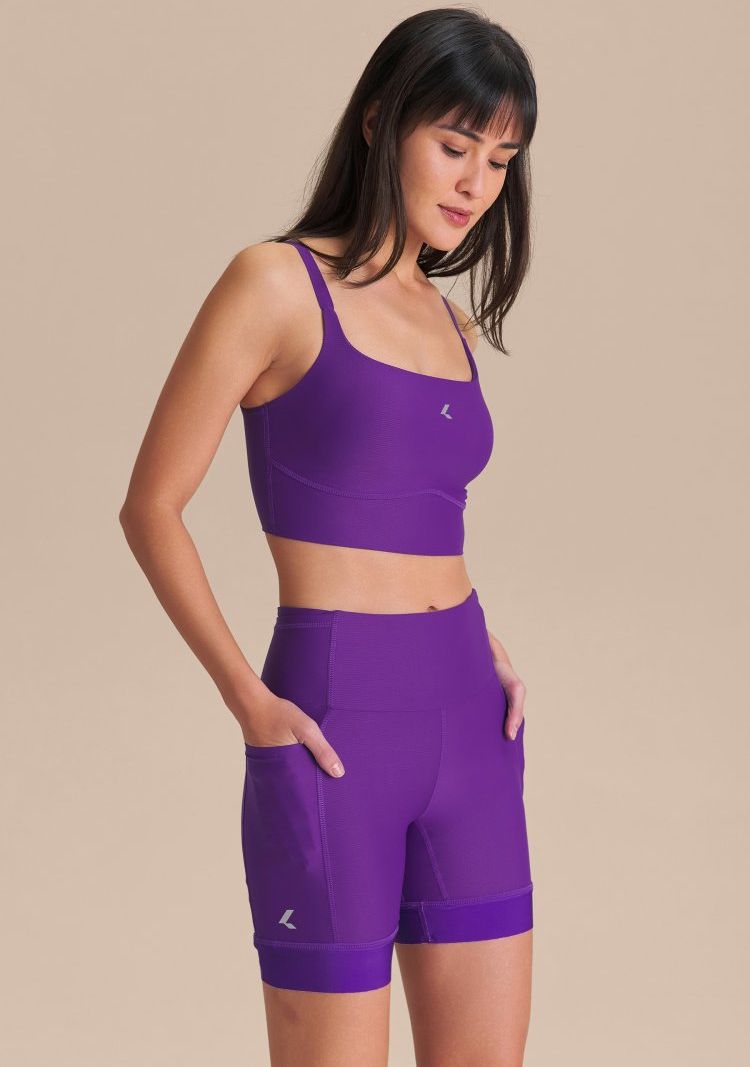 Bermuda Six Pockets Speed Cor:Violeta;Tamanho:G 2