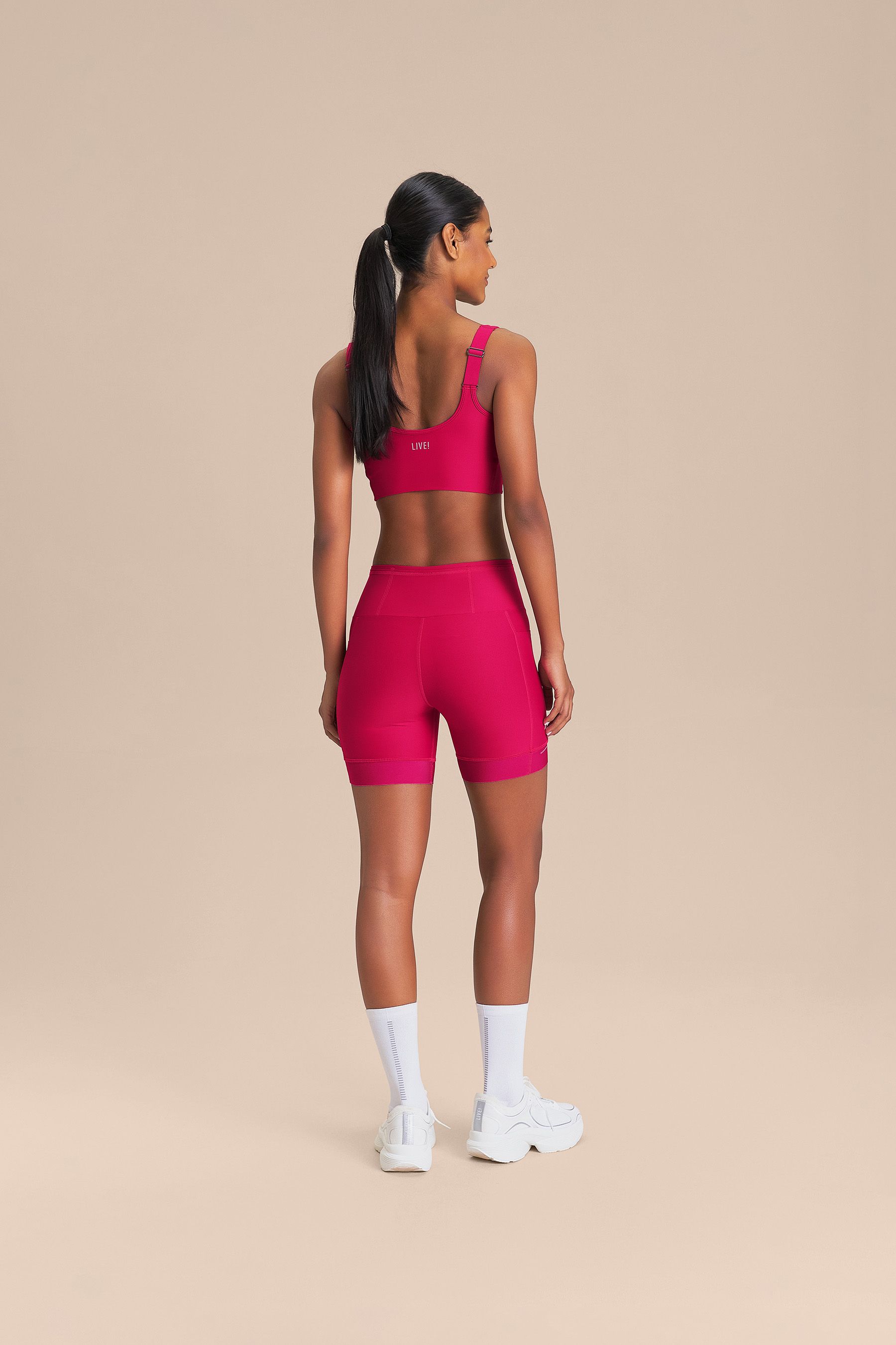 Bermuda Six Pockets Speed Cor:Pink;Tamanho:PP 3