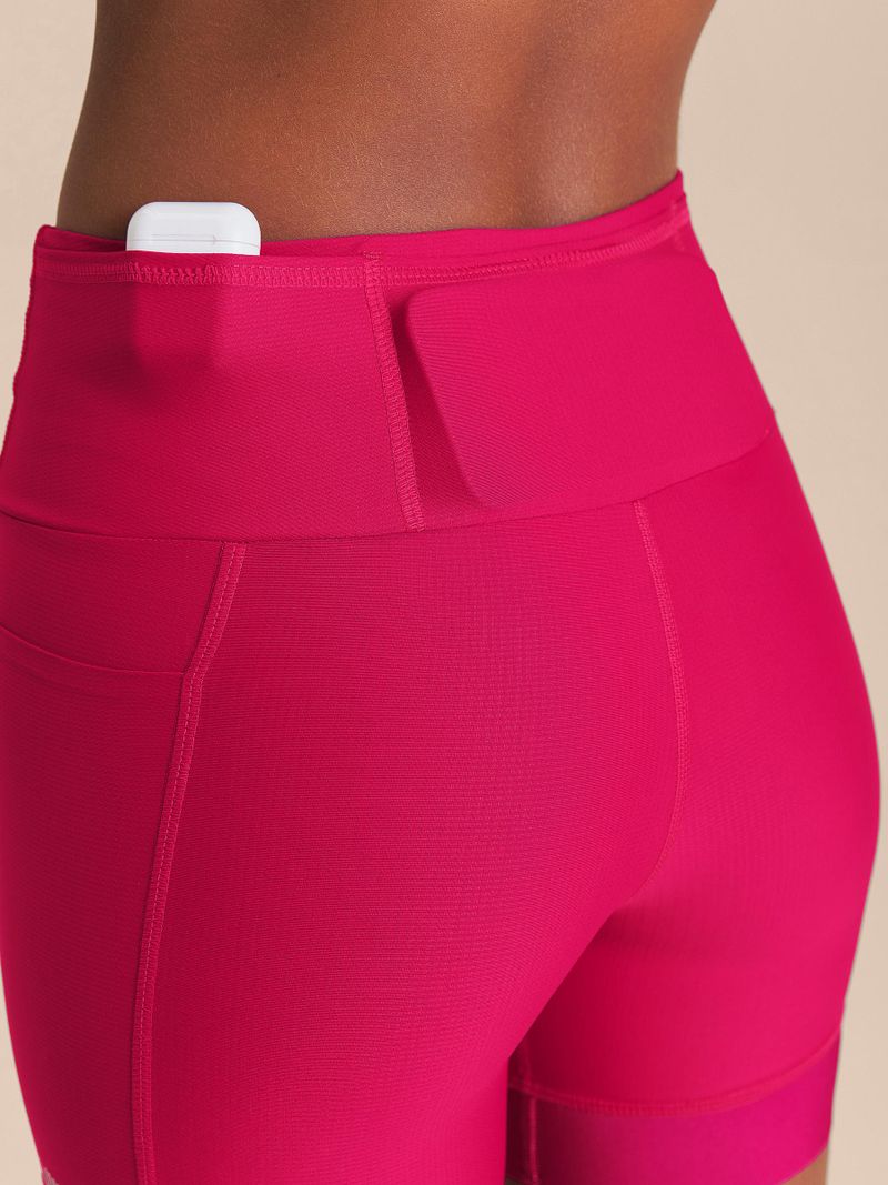 Bermuda Six Pockets Speed Cor:Pink;Tamanho:PP 6