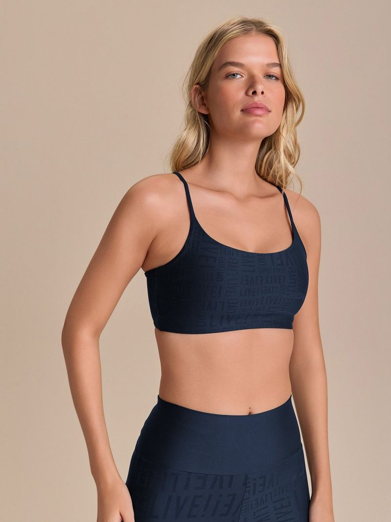 Top Curve LIVE Cor:Azul Escuro;Tamanho:M 1