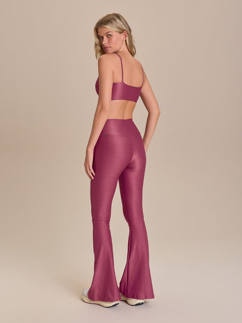 Calca Flare Allure Adaptiv Cor:Fucsia Escuro;Tamanho:M 4