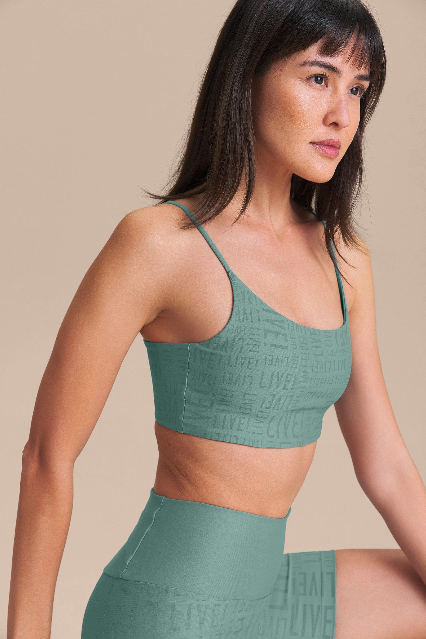 Top Curve LIVE Cor:Verde Menta;Tamanho:M 1