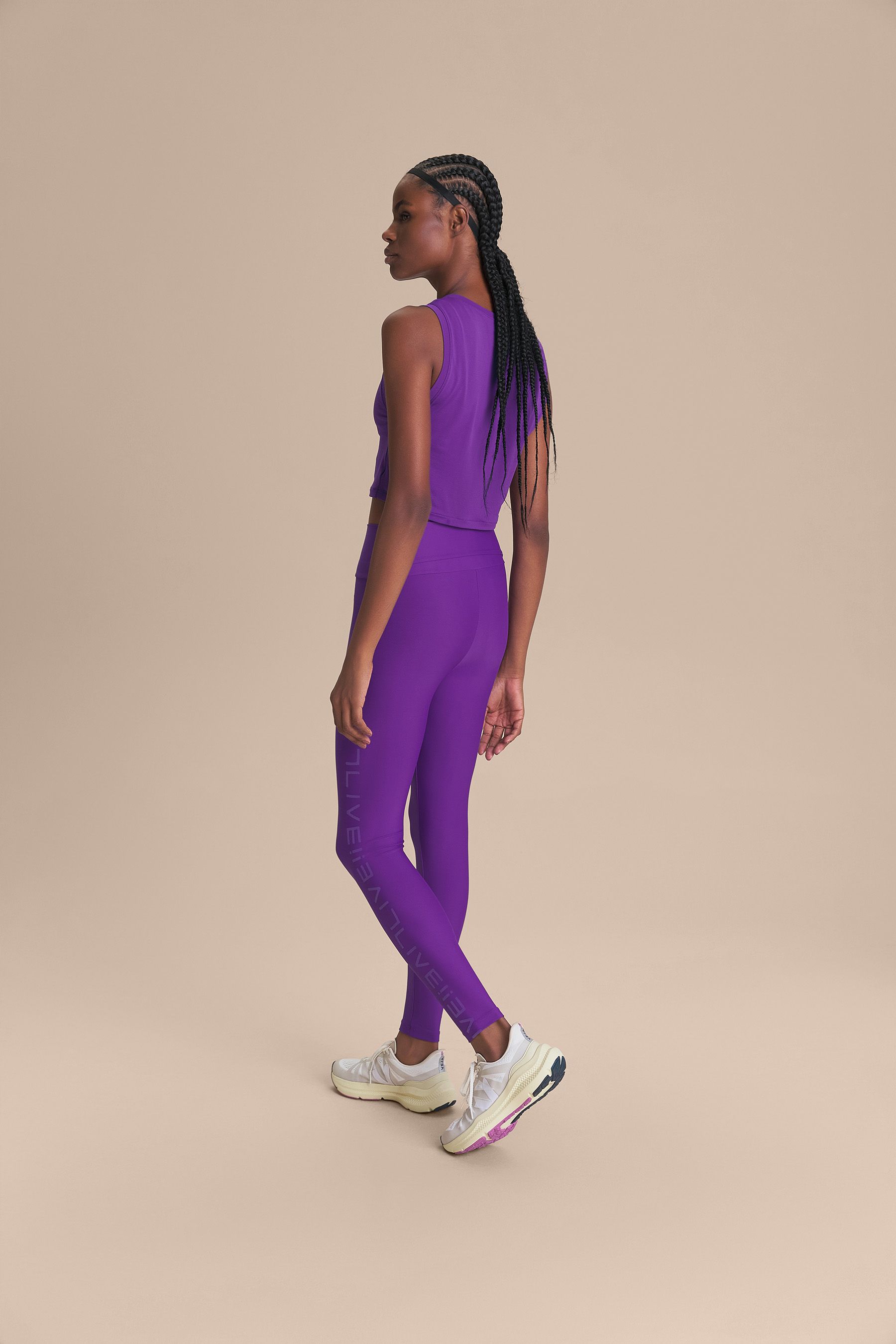 Regata Cropped LIVE Comfort Cor:Violeta;Tamanho:M 4