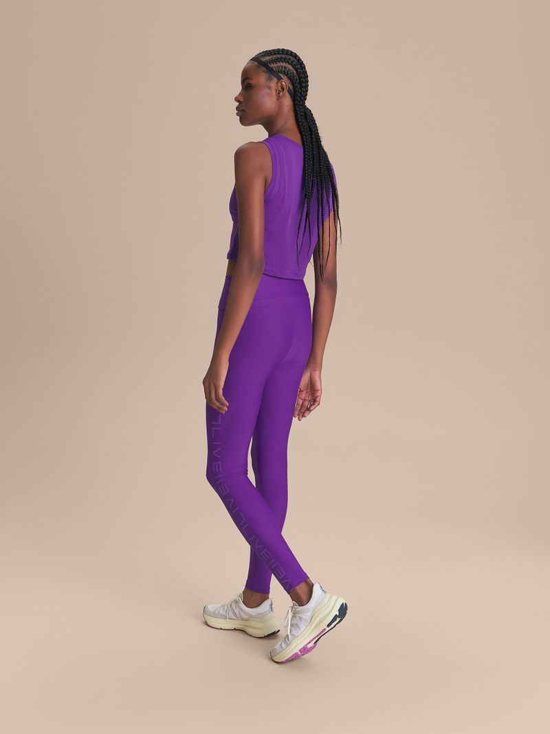 Regata Cropped LIVE Comfort Cor:Violeta;Tamanho:M 4