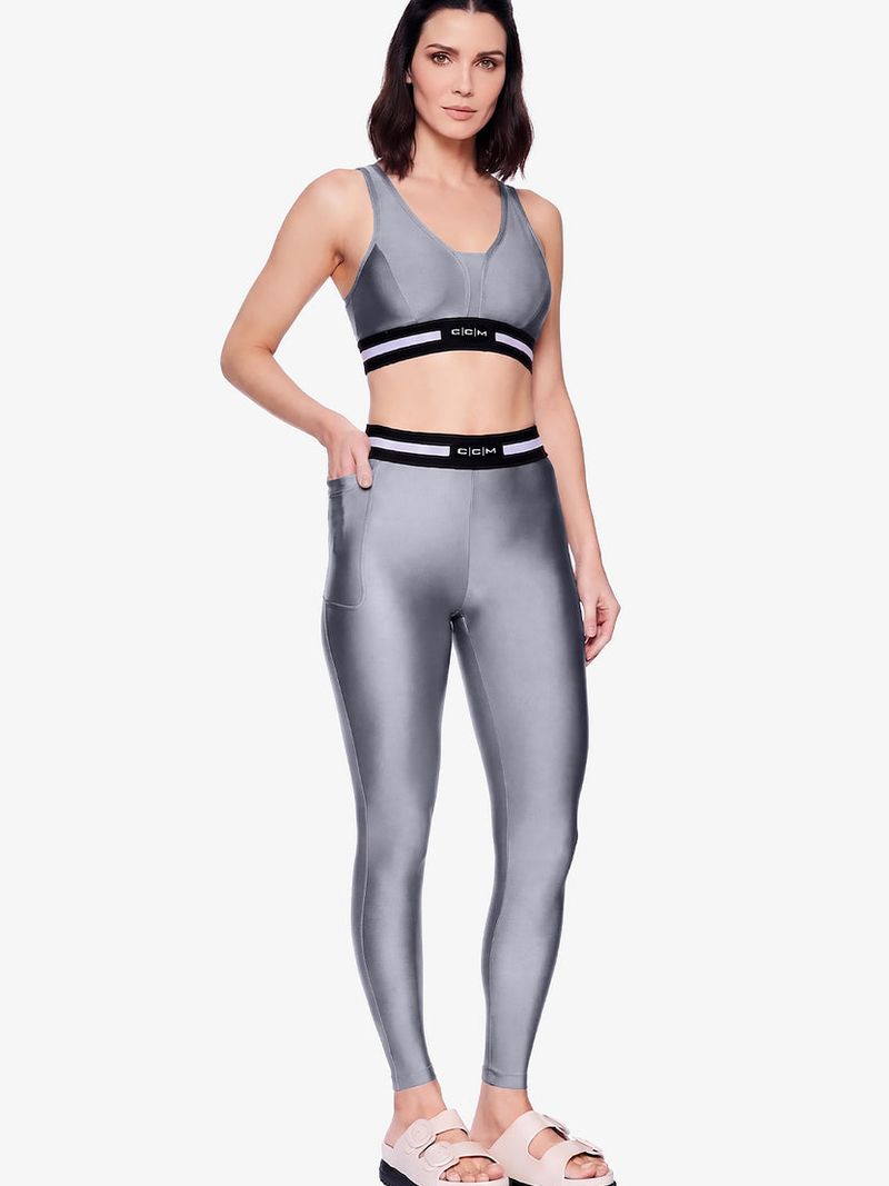 LEGGING LIZOLA Cor:Cinza;Tamanho:P 4