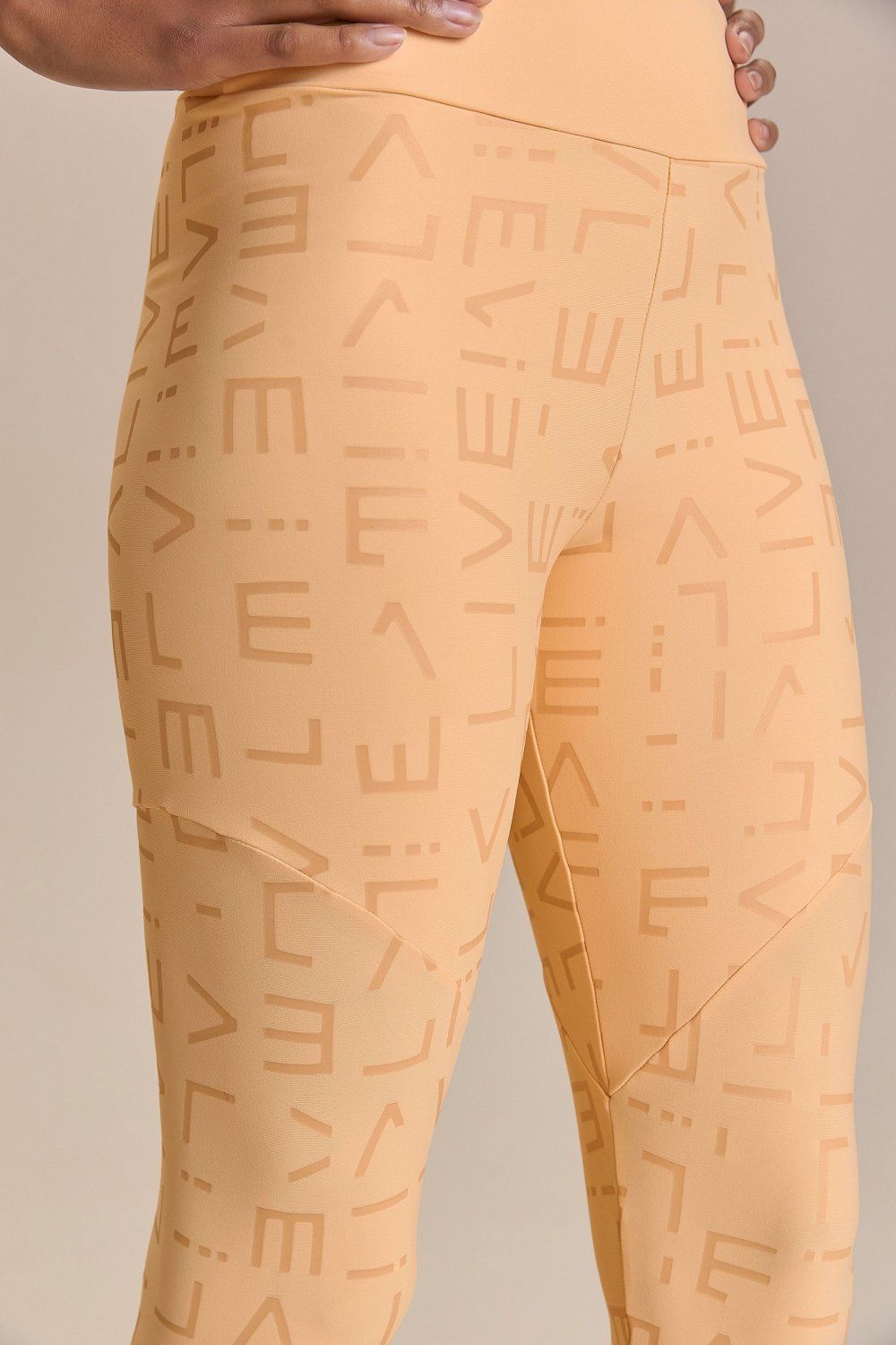 Legging LIVE Icon Cor:Amarelo;Tamanho:M 4
