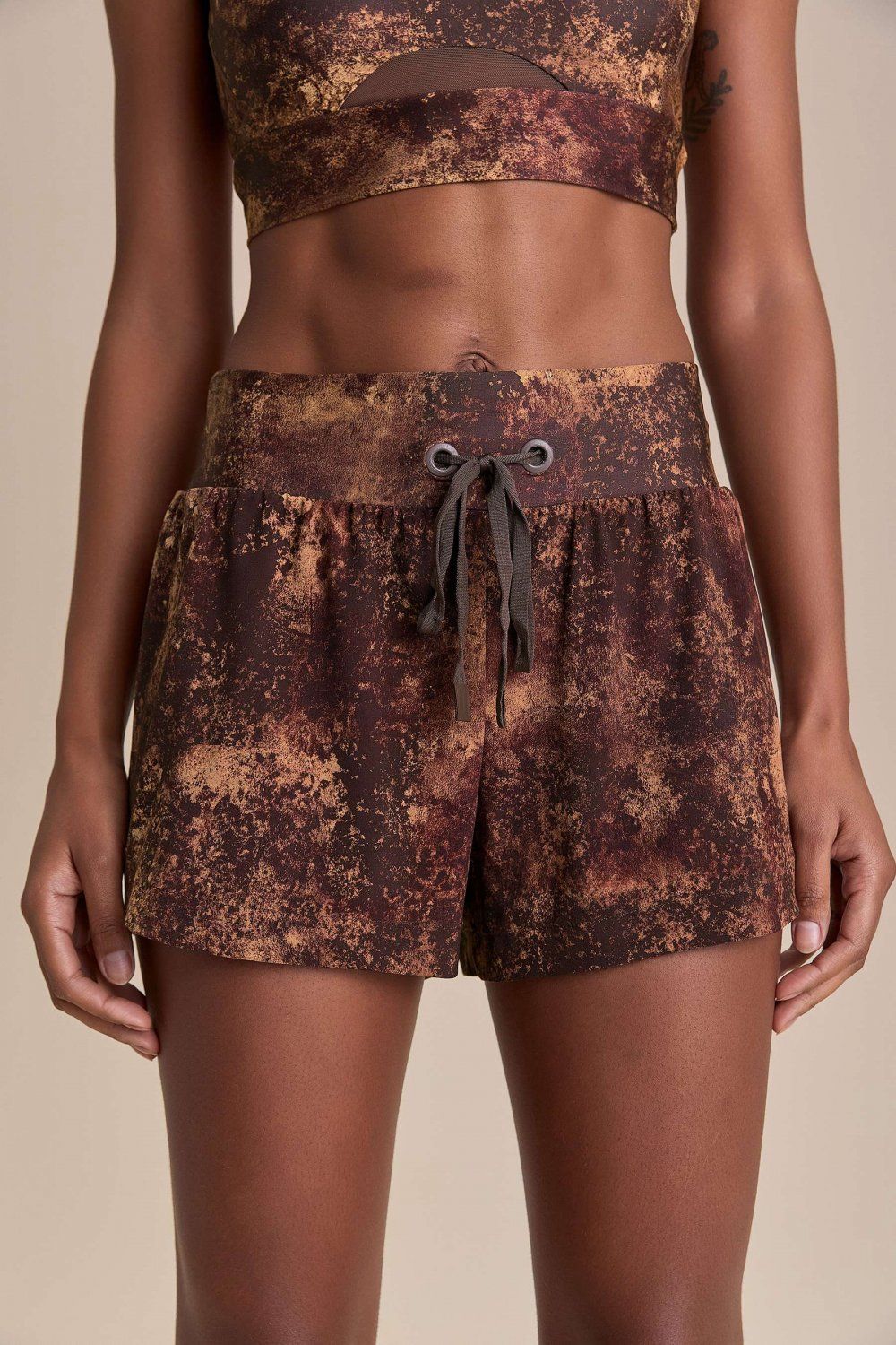 Shorts Pro Dryside Evolve Cor:Marrom;Tamanho:P 1