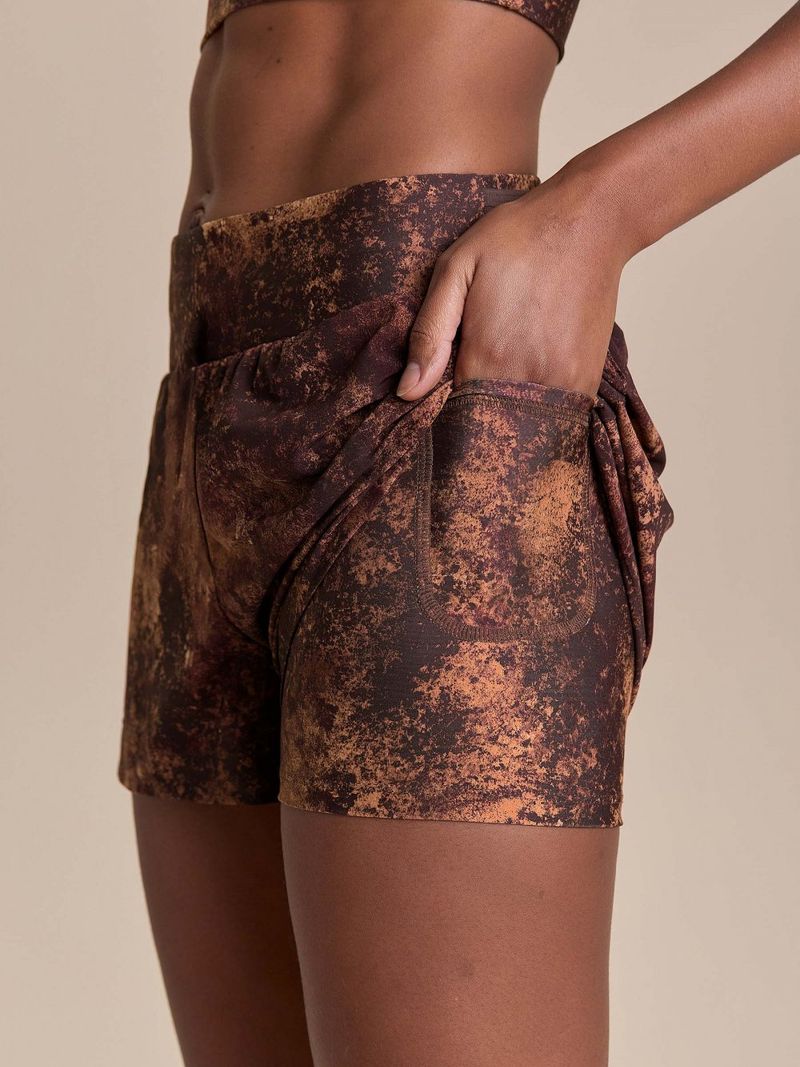 Shorts Pro Dryside Evolve Cor:Marrom;Tamanho:P 3