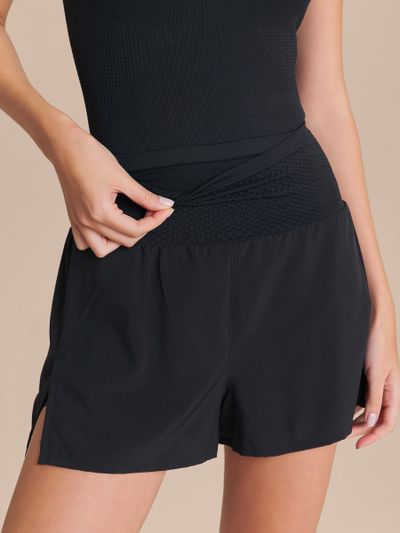 Shorts Dryside Seamless Knit Cor:Preto;Tamanho:P