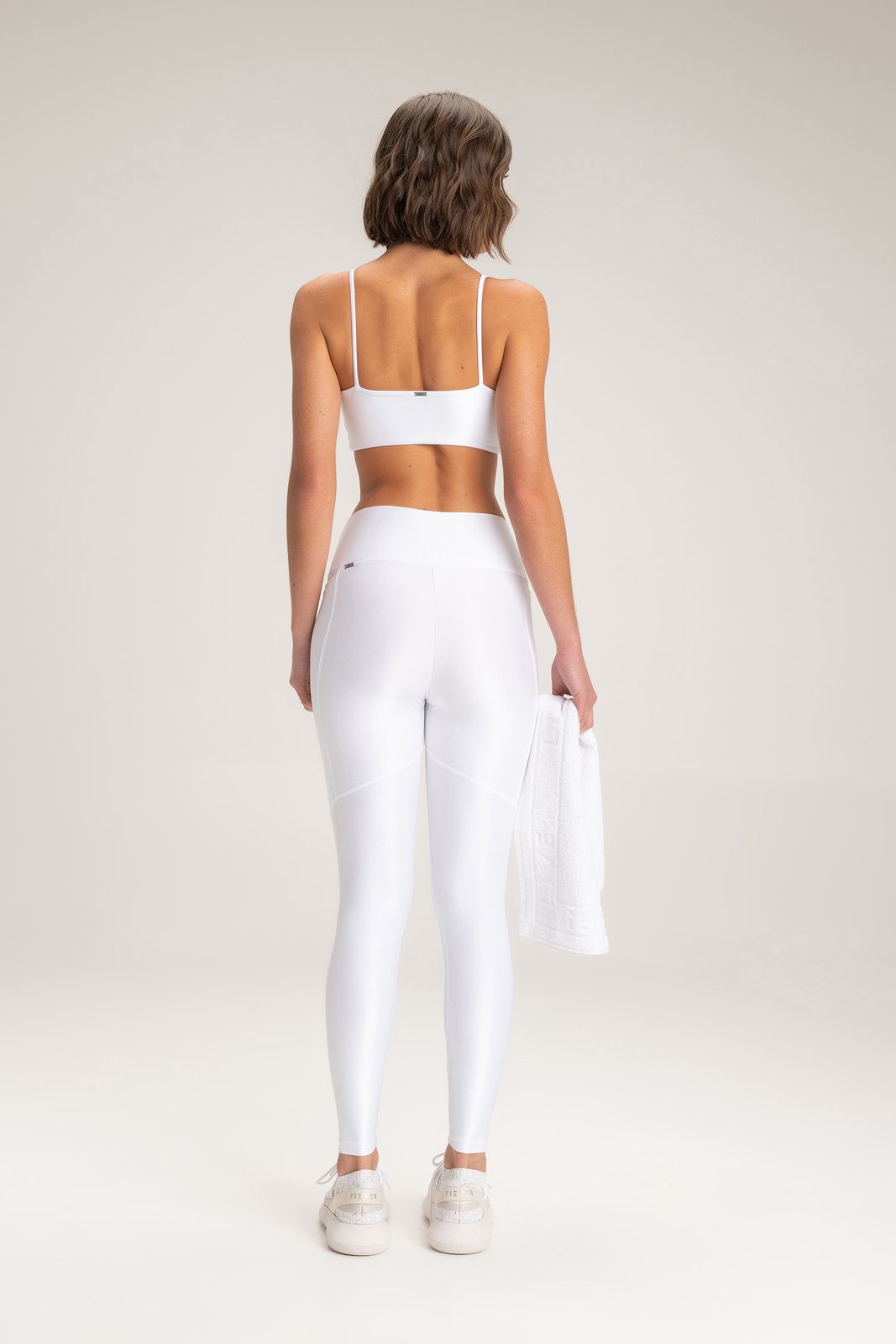 Legging Allure Adaptiv Preto e Branco Cor:Branco;Tamanho:P 3