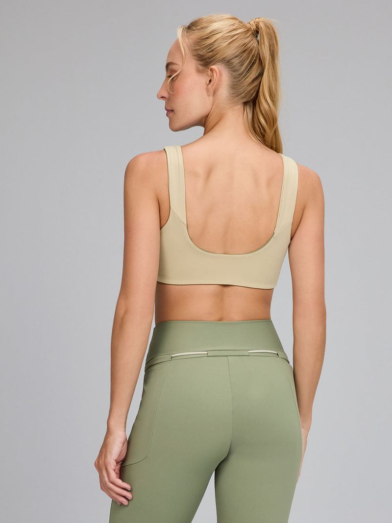 Top Dupla Face Bicolor Cor:Verde Claro;Tamanho:M 4