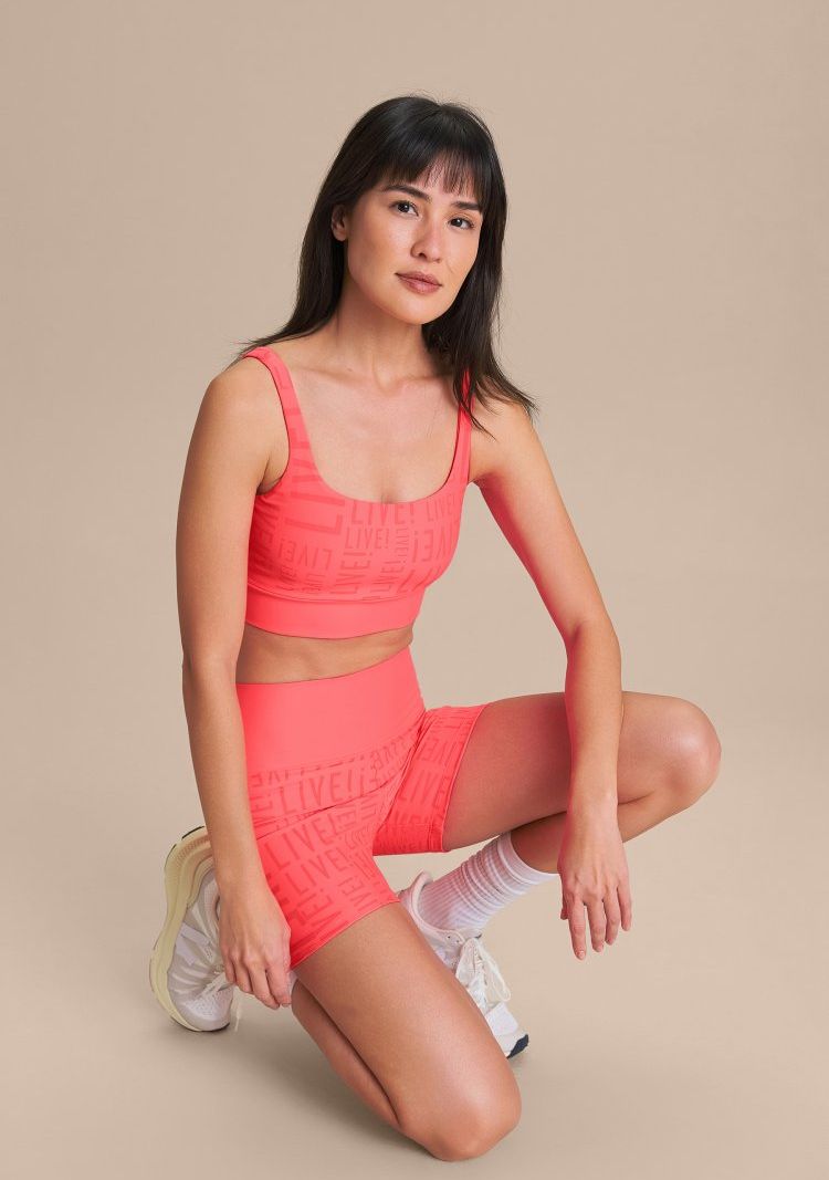 Shorts Fit LIVE Cor:Rosa;Tamanho:P 3