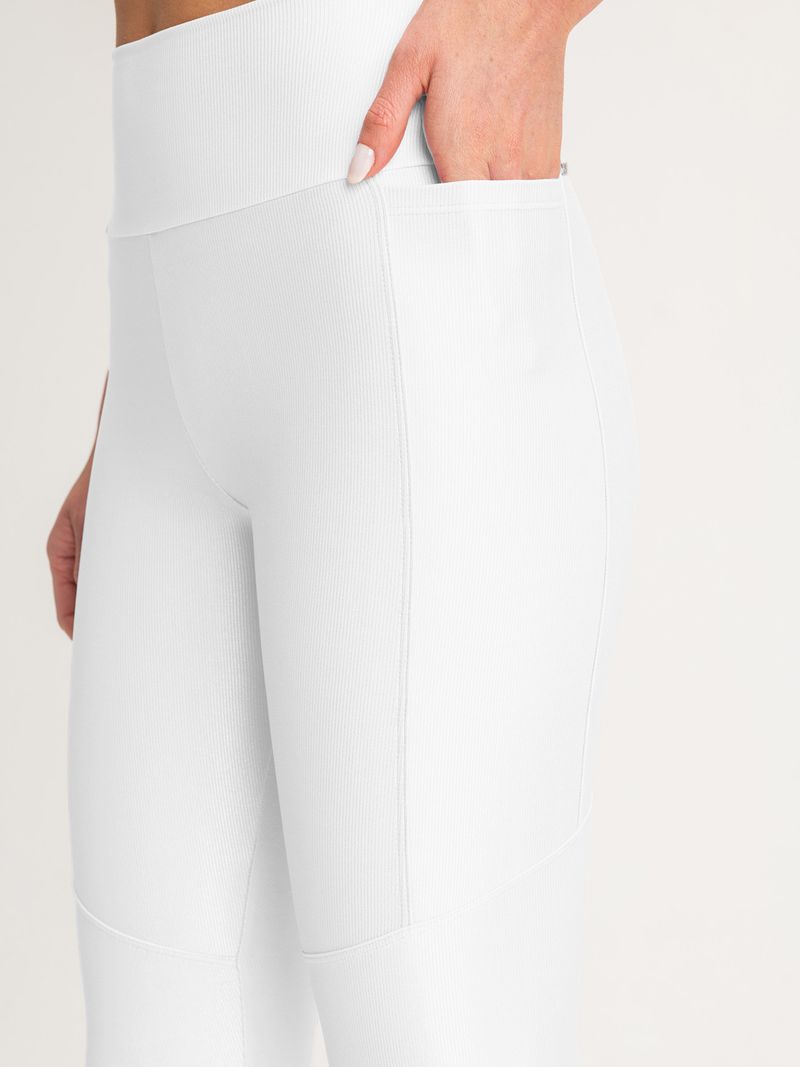 Legging Allure Adaptiv Preto e Branco Cor:Branco;Tamanho:P 2
