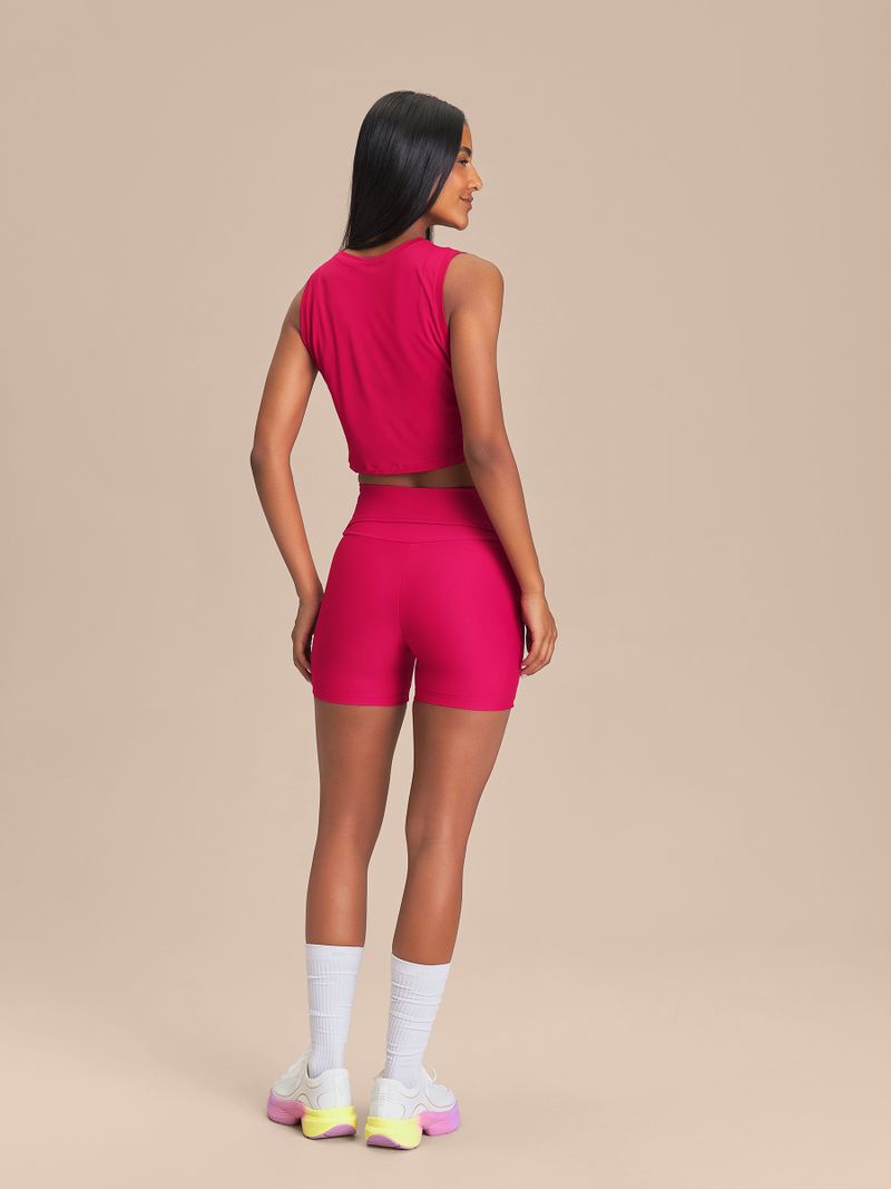Regata Cropped LIVE Comfort Cor:Pink;Tamanho:M 4