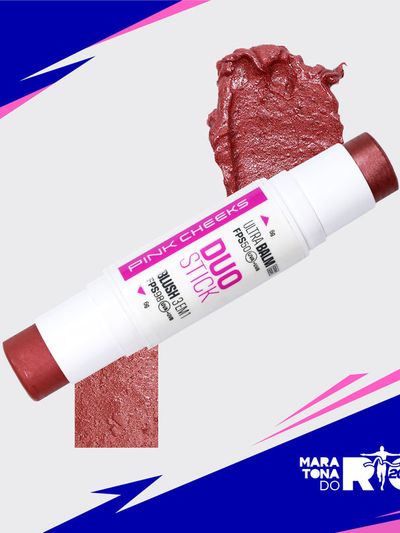 Duo Stick Blush Ginga Carioca FPS 98 e Ultra Balm Beijo Carioca FPS 50 2x 6g MDR 2026