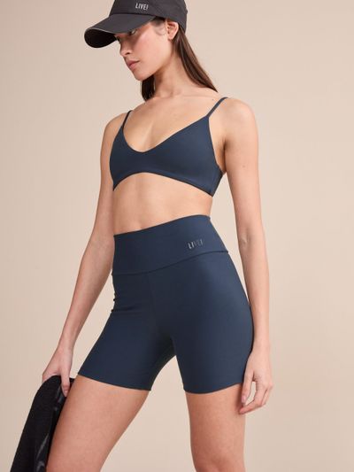 Top Slim Sense Cor:Azul petroleo;Tamanho:M