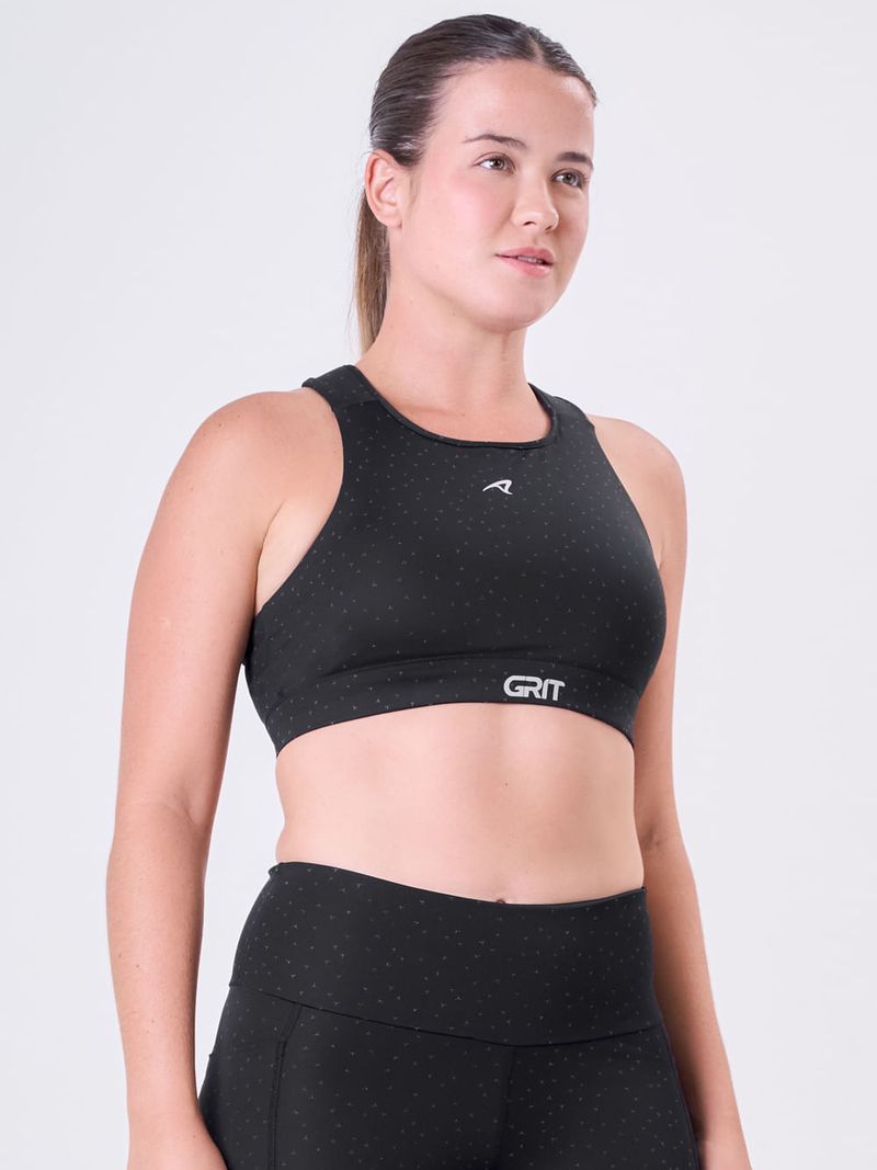 Top Grit Bossa Ajustavel 1 Bolso Nadador Reflect Preto Reflect Cor:Preto;Tamanho:PP 8