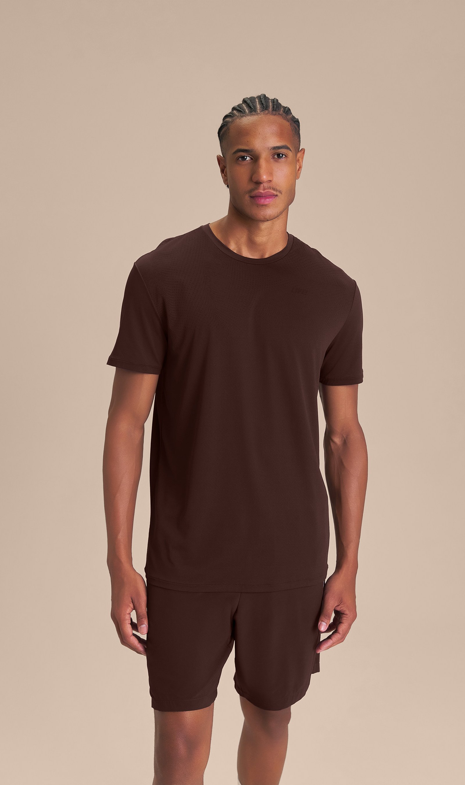 Camiseta Train Comfy Men Cor:Marrom;Tamanho:M