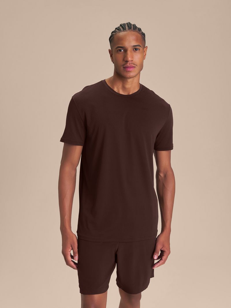 Camiseta Train Comfy Men Cor:Marrom;Tamanho:M 1