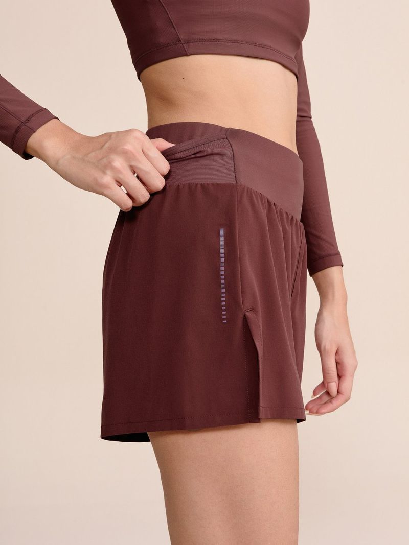 Shorts Pro Six Pockets Cor:Marrom;Tamanho:G 14