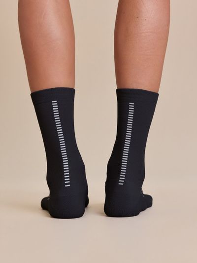 Meia Reflex Run Long Unissex Cor:Preto;Tamanho:33 A 38
