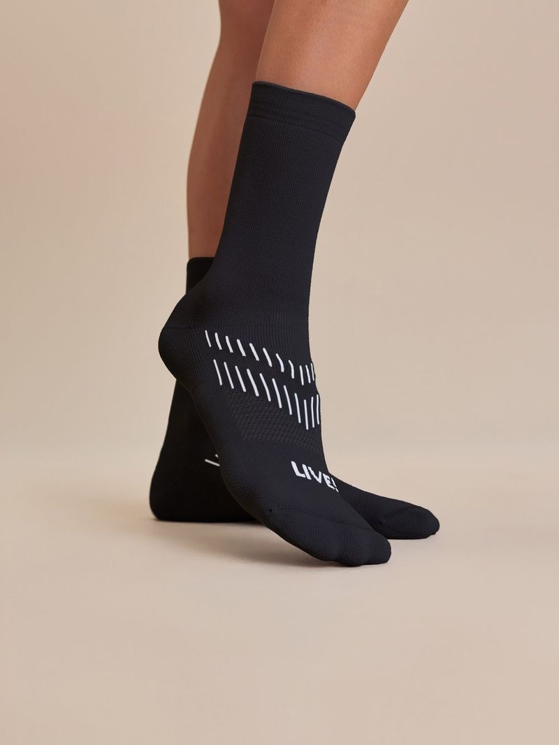 Meia Reflex Run Long Unissex Cor:Preto;Tamanho:33 A 38 2