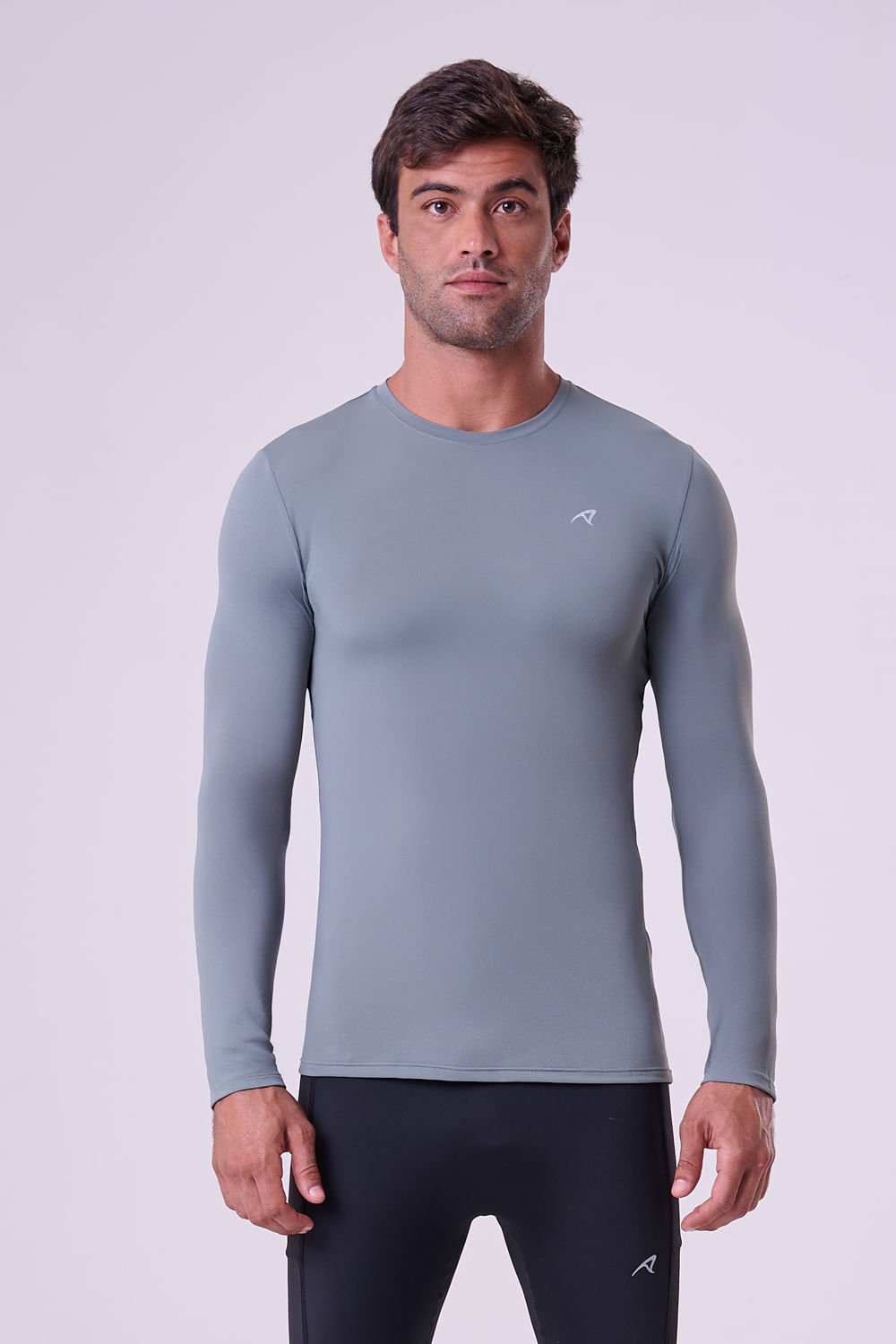 CAMISETA KEEP COOL PEP TRUE DRY MANGA LONGA MASC Cor:Verde Claro;Tamanho:M