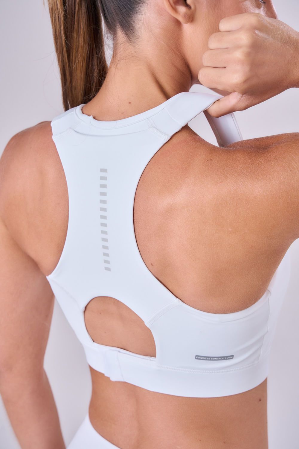 TOP GRIT BOSSA AJUSTAVEL 1 BOLSO NADADOR ALL WHITE Cor:Branco;Tamanho:M 4