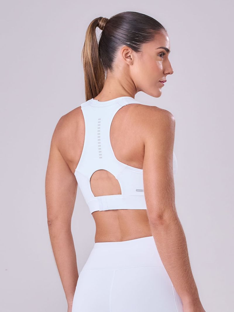 TOP GRIT BOSSA AJUSTAVEL 1 BOLSO NADADOR ALL WHITE Cor:Branco;Tamanho:M 5