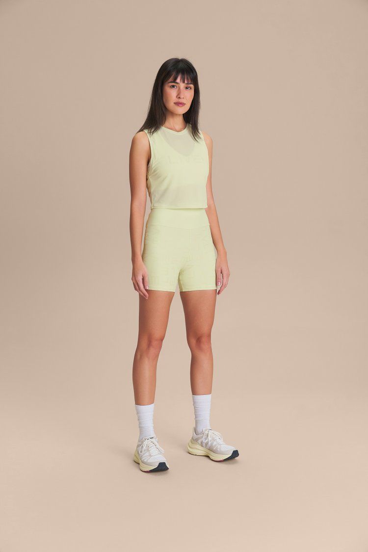 Regata Cropped LIVE Comfort Cor:Verde Suave;Tamanho:M 2
