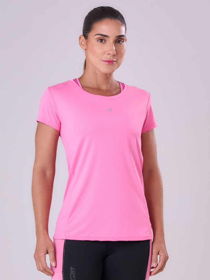 Camiseta Keep Cool Pep UV50 Cor:Rosa Claro;Tamanho:M 1